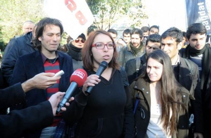 Marmara Üniversitesi'nde eylem