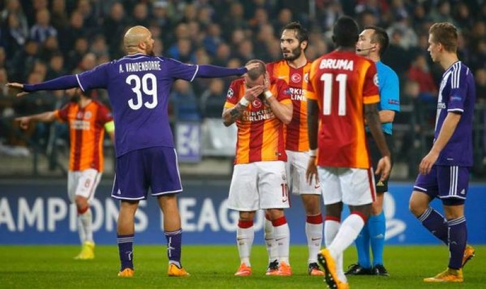 Anderlecht-Galatasaray maçından kareler 