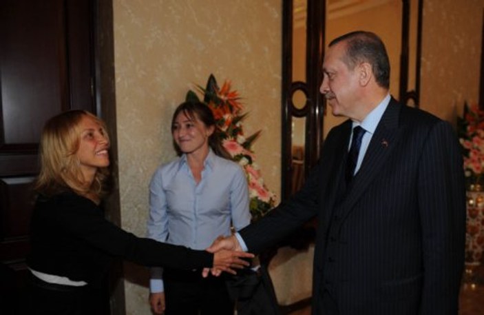 Erdoğan Dalgıç Şahika Ercümen ile görüştü