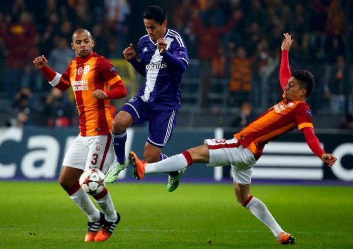 Anderlecht-Galatasaray maçından kareler 
