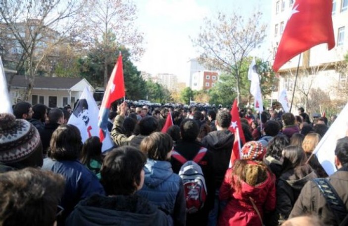 Marmara Üniversitesi'nde eylem