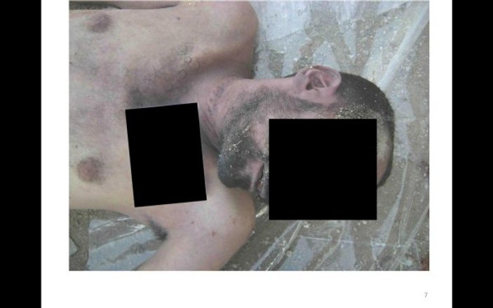 Suriye'deki savaş suçuna ilişkin ilk görüntüler - +18