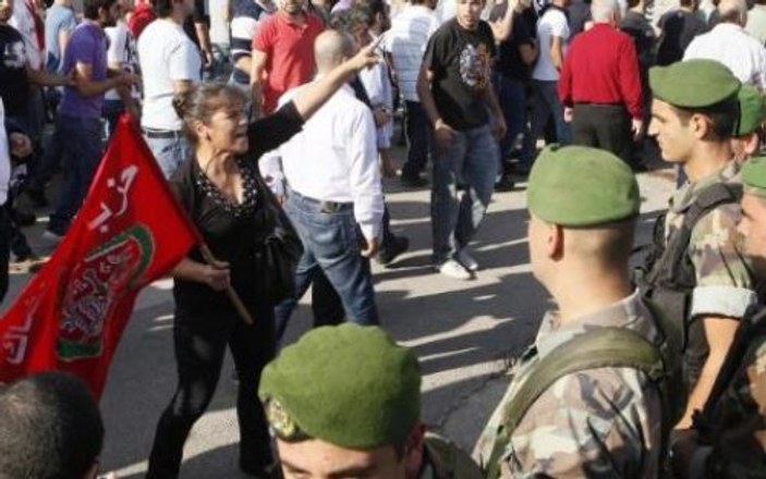 Ermeniler Beyrut'ta Erdoğan'ı protesto etti