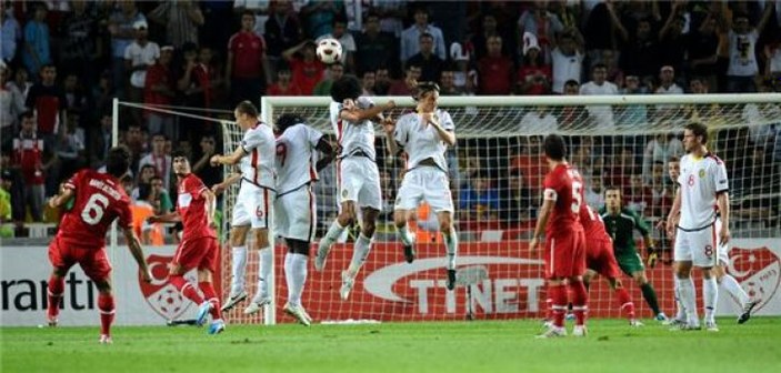 Türkiye Belçika maçından nefes kesen kareler
