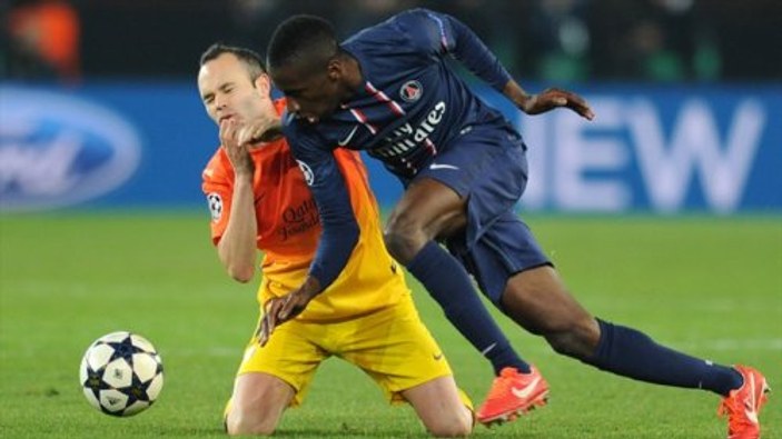 Paris Saint Germain - Barcelona maçından kareler