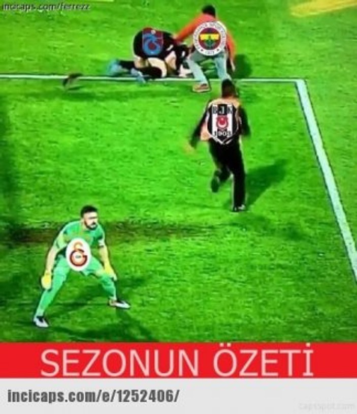 Trabzonspor-Fenerbahçe maçı capsleri