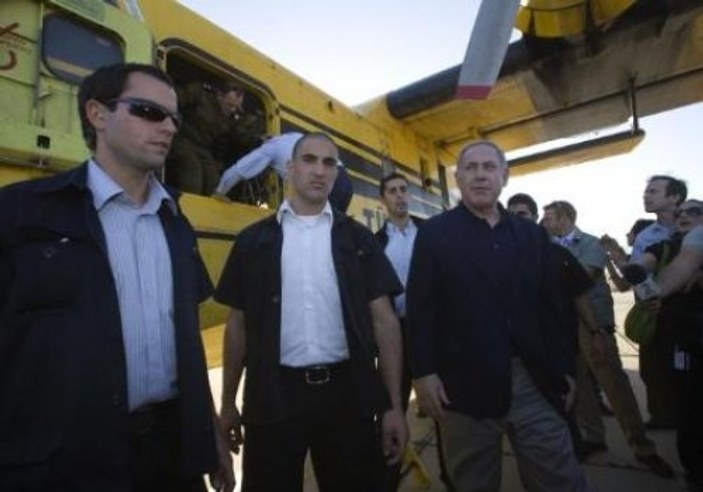 Netanyahu Türk uçaklarını ziyaret etti