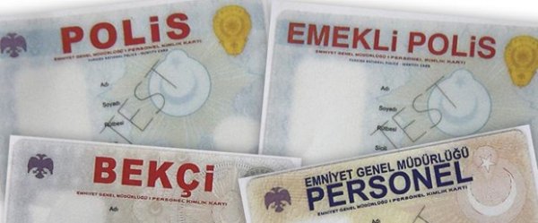 Polis kimlik kartlarına yeni tasarım