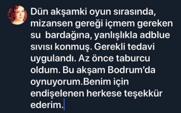 Sumru Yavrucuk zehirlendi