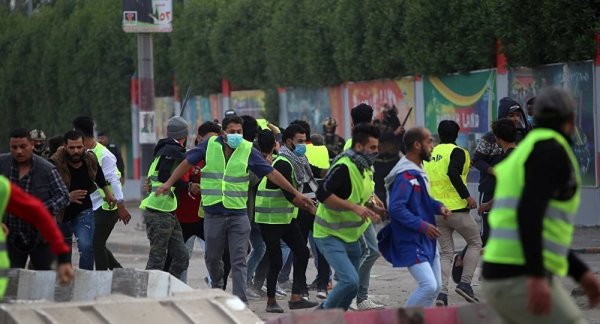 Irak'ta Sarı Yelekliler eylemi