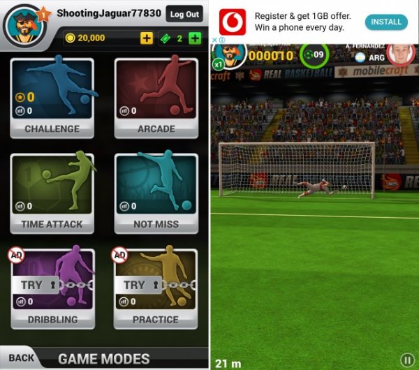 Android için en iyi 10 ücretsiz futbol oyunu
