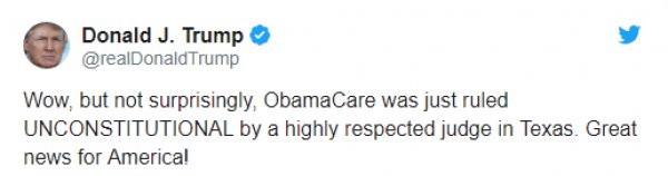 Obamacare iptal edildi