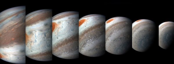 NASA, Jüpiter'deki fırtınaları görüntüledi