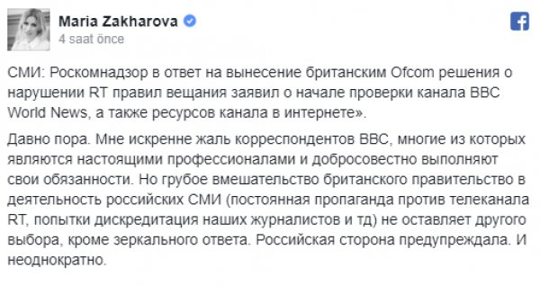 Rusya'dan İngiltere'ye misilleme