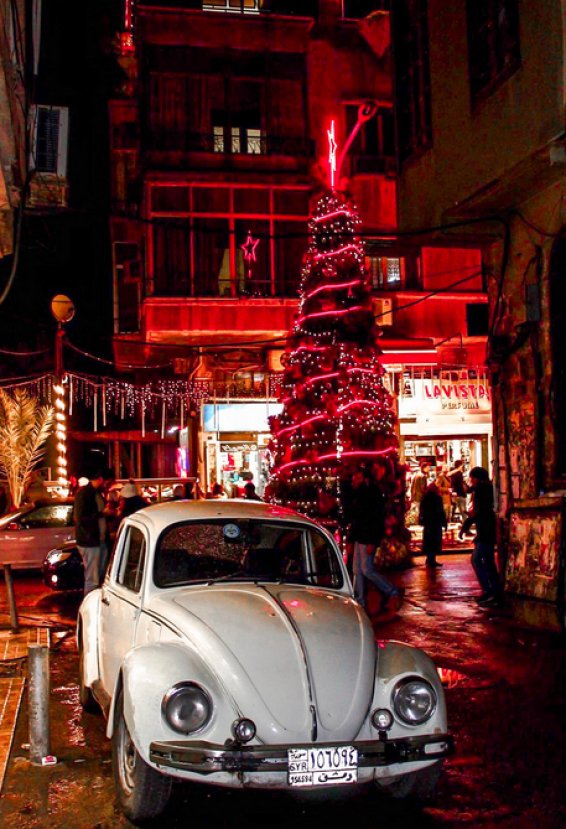 Şam'da yeni yıl coşkusu