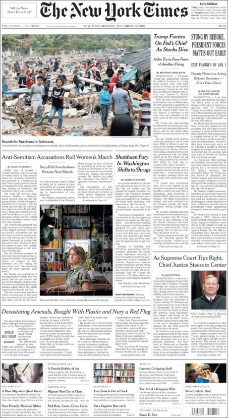 Ensonhaber derledi: Dünya manşetlerinde bugün