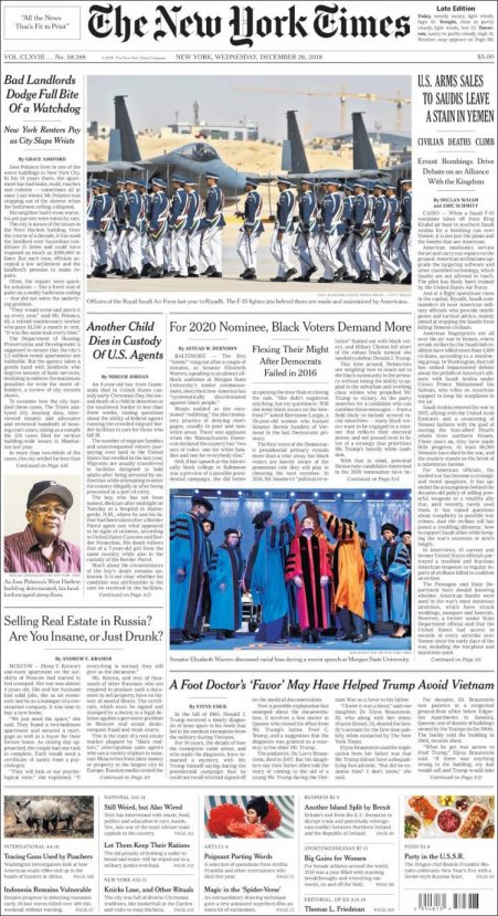 Ensonhaber derledi: Dünya manşetlerinde bugün