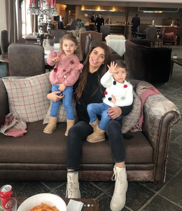 Ebru Şancı'nın kar tatili