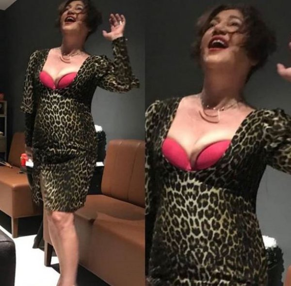 Nazan Öncel'den kulis pozu