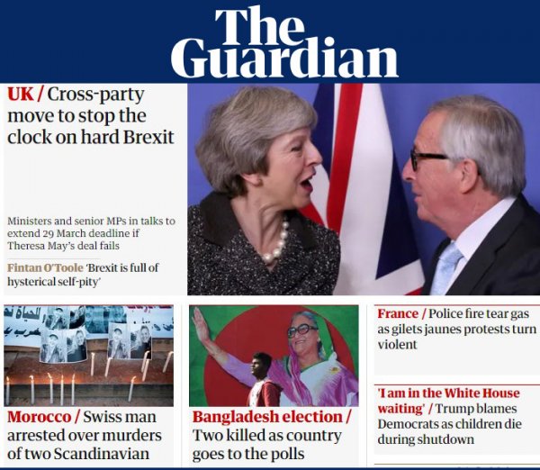 Dünyadan pazar manşetleri