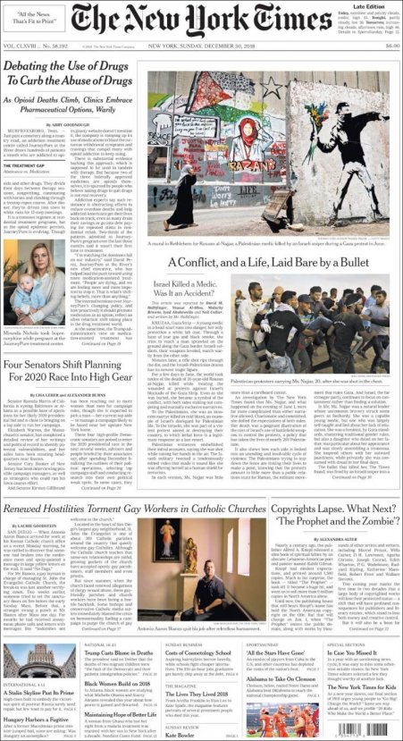 Dünyadan pazar manşetleri