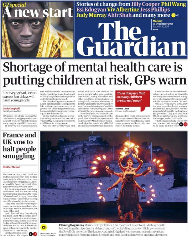 2018’in son gününde dünya manşetleri