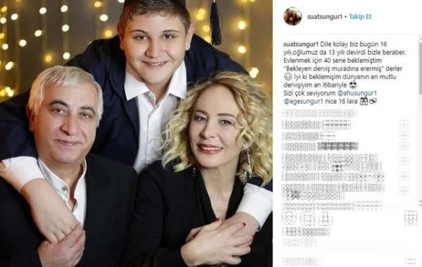 Suat Sungur'dan romantik paylaşım