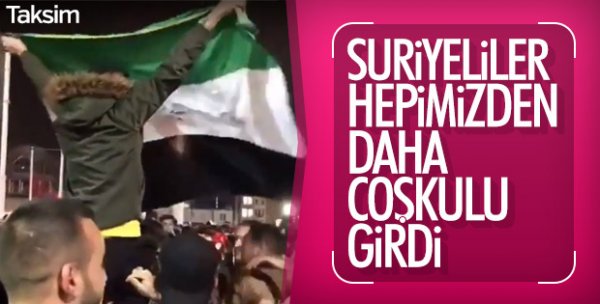 Şam'da yılbaşı kutlaması