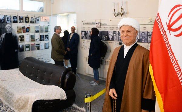 a Rafsancani Müze Evi'ndeki balmumu heykeller