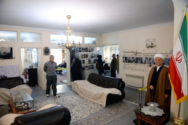 a Rafsancani Müze Evi'ndeki balmumu heykeller