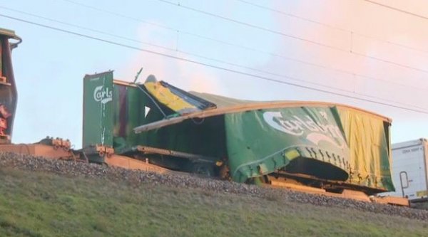 Danimarka'da tren kazası