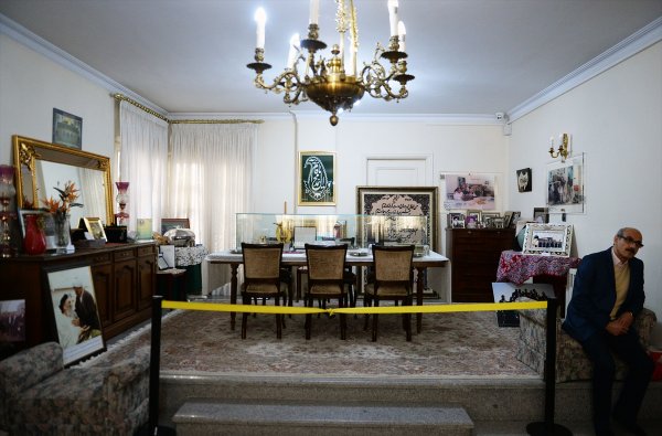 a Rafsancani Müze Evi'ndeki balmumu heykeller