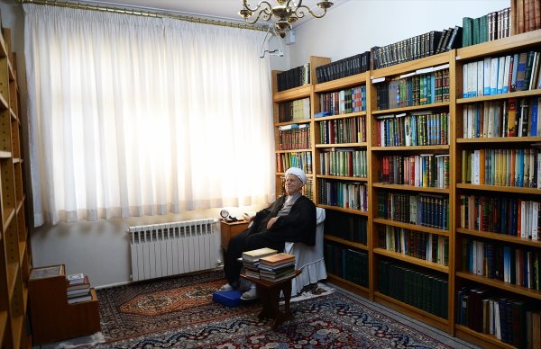 Rafsancani Müze Evi'ndeki balmumu heykeller