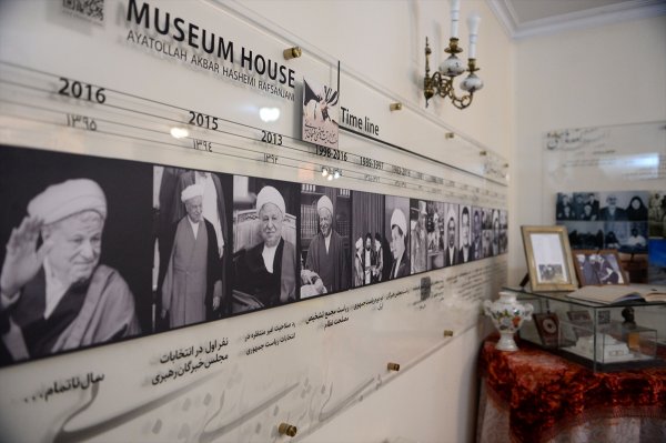 a Rafsancani Müze Evi'ndeki balmumu heykeller