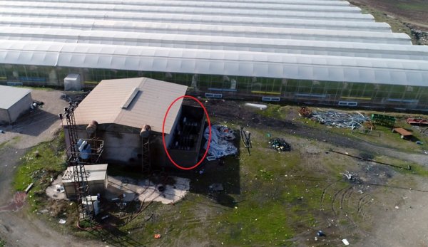 d 25 dönümlük sera alanını ısıtan kaçak elektrik yakalandı