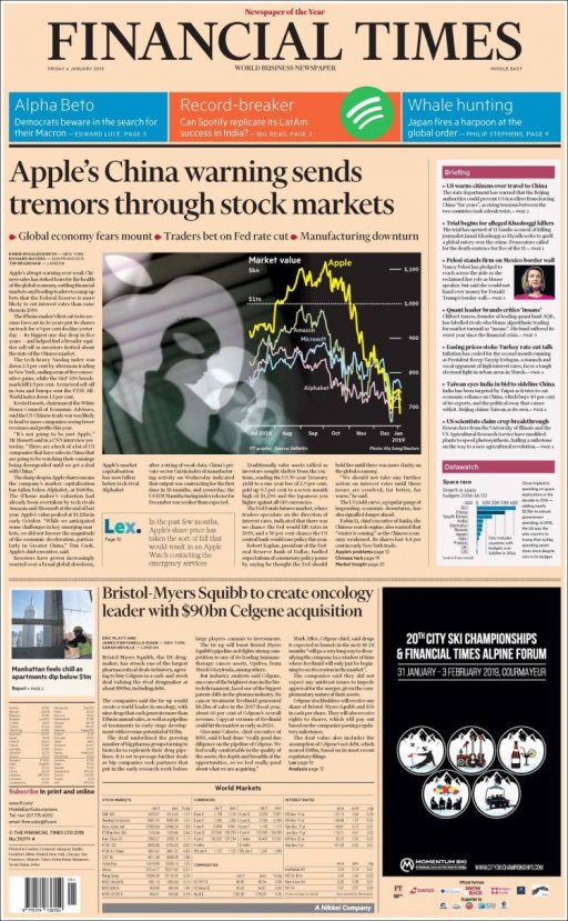 Dünya basınından gazete manşetleri