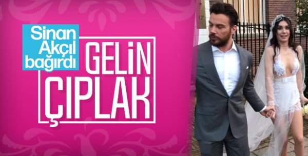 Burcu Kıratlı olay gelinliğini yorumladı