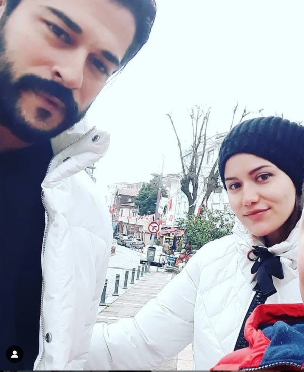 Fahriye Evcen ve Burak Özçivit Şile'de