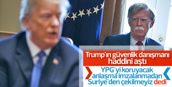 Erdoğan Bolton ile görüşmeyi kabul etmedi