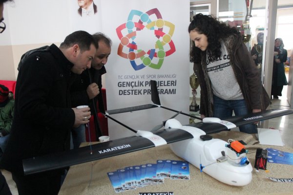 a Liseli öğrencilerden başarılı İHA testi