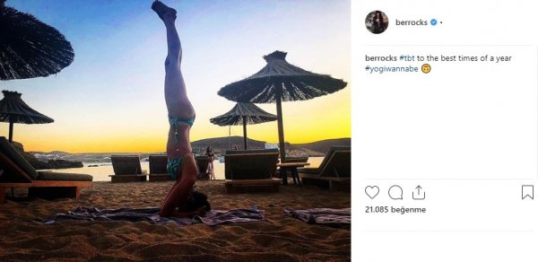 Berrak Tüzünataç da amuda kalktı