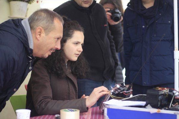 a Liseli öğrencilerden başarılı İHA testi