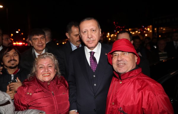 a Cumhurbaşkanı Erdoğan'a yoğun ilgi