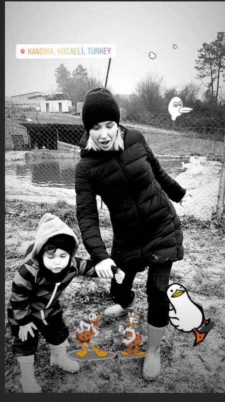 Gülşen oğlunu köye götürdü