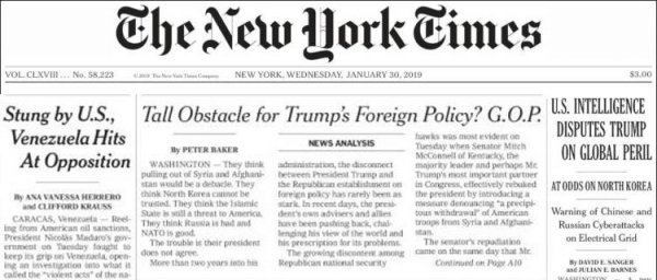 Dış basında günün manşetleri