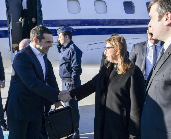 a Aleksis Çipras Ankara'da