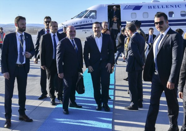 a Aleksis Çipras Ankara'da