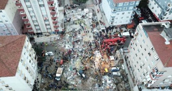 Kartal'daki binanın çökme nedeni