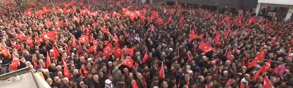 Ankara'da Recep Tayyip Erdoğan coşkusu