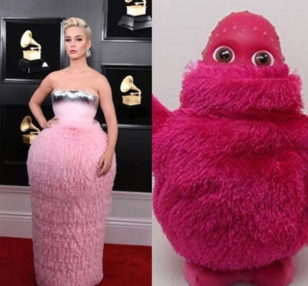 Katy Perry'nin kıyafeti olay oldu